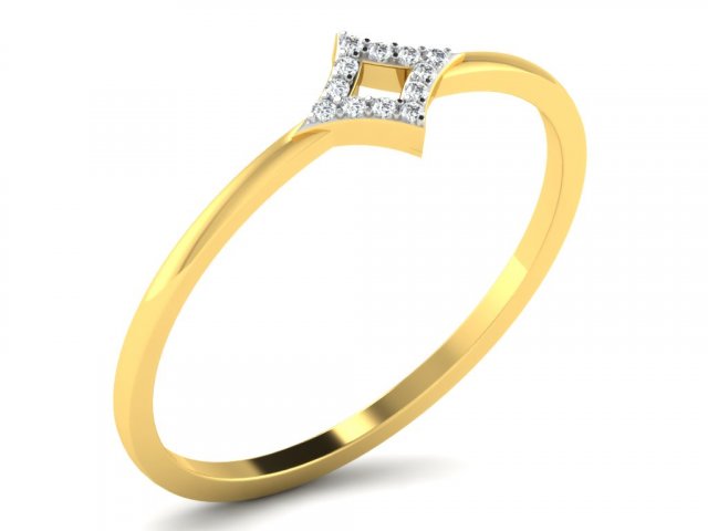 diamond ring for ladies 3D-printmodel .c4d .max .obj .3ds .fbx .stl .blend 