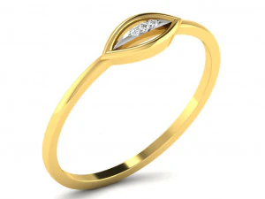 bayanlar i&ccedil;in pırlanta y&uuml;z&uuml;k 3D Baskı Modeli