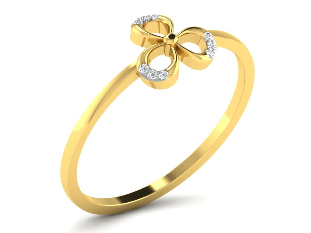 diamond ring for ladies 3D Print Model .c4d .max .obj .3ds .fbx .stl .blend 