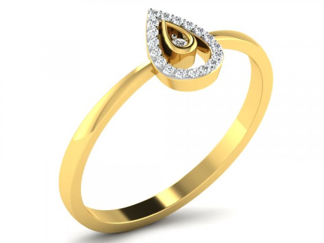 diamond ring for ladies 3D प्रिंट मॉडल .c4d .max .obj .3ds .fbx .stl .blend 