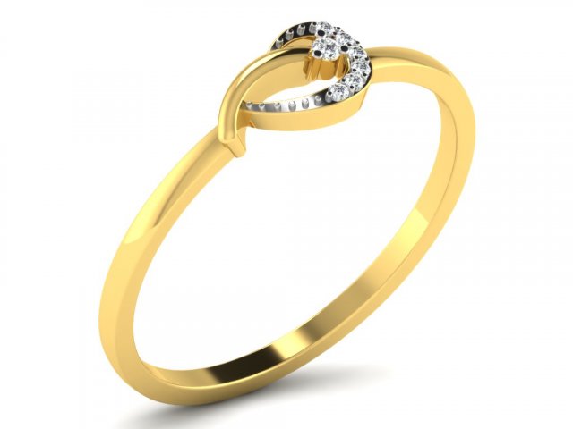 diamond ring for ladies 3D प्रिंट मॉडल .c4d .max .obj .3ds .fbx .stl .blend 