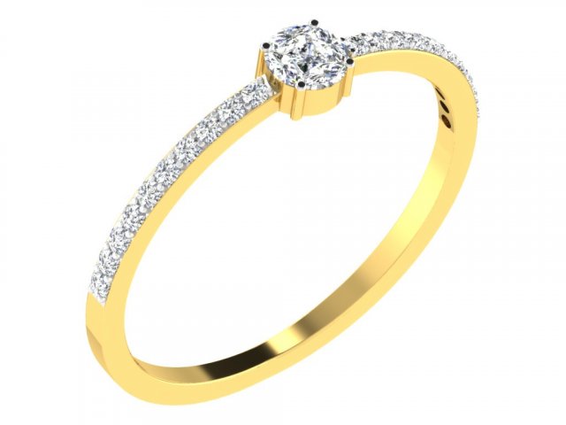 diamond ring for ladies 3D प्रिंट मॉडल .c4d .max .obj .3ds .fbx .stl .blend 