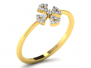 diamond ring for ladies Model do druku 3D
