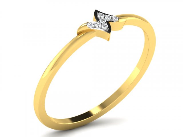 diamond ring for ladies 3D Принт Модель .c4d .max .obj .3ds .fbx .stl .blend 