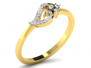 diamond ring for ladies 3D Print Model