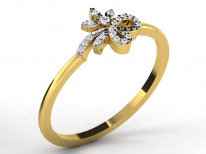 diamond ring for ladies Modèles 3D en vedette