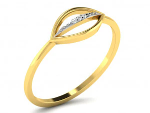 бриллиантовое кольцо для женщин 3D Принт Модель