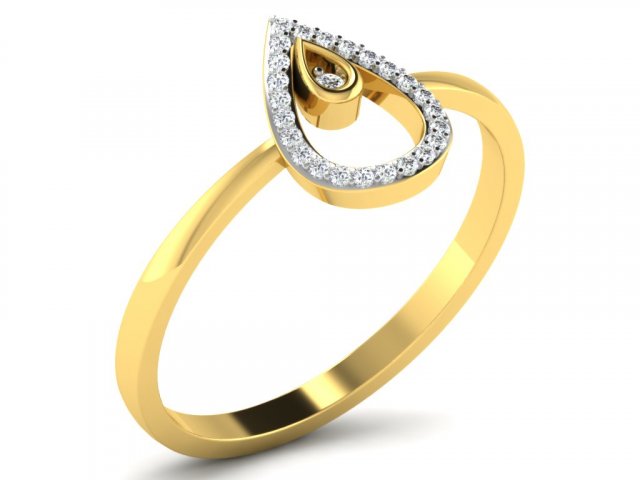 diamond ring for ladies Modèles 3D en vedette .c4d .max .obj .3ds .fbx .stl .blend 