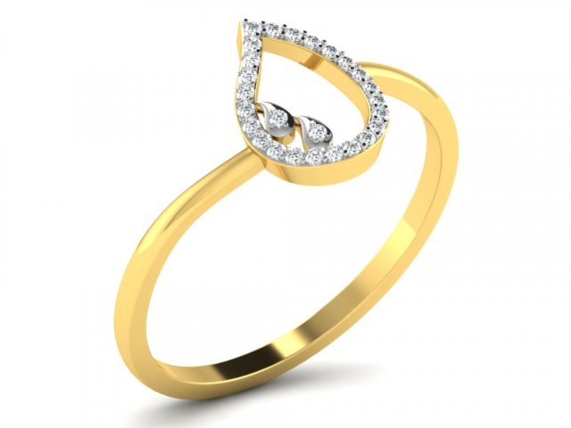 diamond ring for ladies 3D 打印模型 .c4d .max .obj .3ds .fbx .stl .blend 
