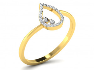 diamond ring for ladies 3D प्रिंट मॉडल