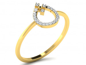 diamond ring for ladies 3D Принт Модель
