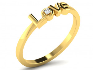 diamond ring for ladies 3Dプリントモデル