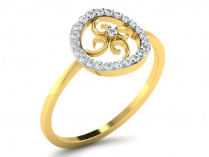 diamond ring for ladies 3D प्रिंट मॉडल