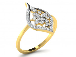 diamond ring for ladies 3D 打印模型