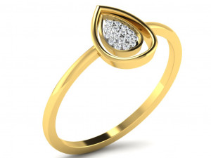 diamond ring for ladies Modelo de Impressão 3D