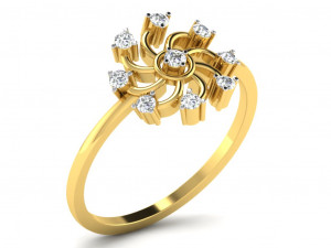 diamond ring for ladies 3Dプリントモデル