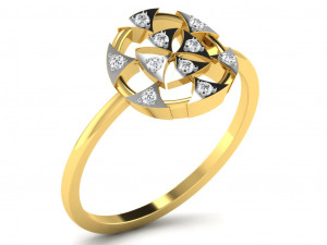 diamond ring for ladies Modèles 3D en vedette