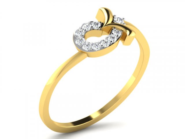 diamond ring for ladies Modelo de Impressão 3D .c4d .max .obj .3ds .fbx .stl .blend 
