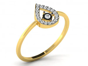 diamond ring for ladies 3D Print Model