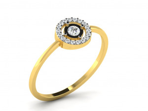 diamond ring for ladies 3D प्रिंट मॉडल