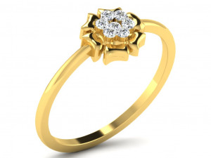 diamond ring for ladies 3D-Druckmodell