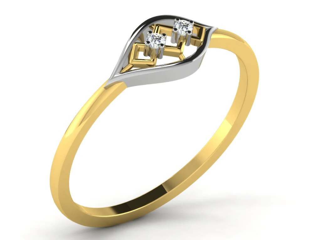 diamond ring for ladies 3D Print Model .c4d .max .obj .3ds .fbx .stl .blend 