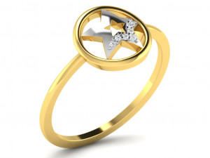 diamond ring for ladies 3D Принт Модель