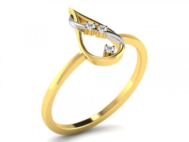diamond ring for ladies Modèles 3D en vedette .c4d .max .obj .3ds .fbx .stl .blend 