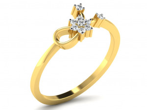 diamond ring for ladies 3D Принт Модель