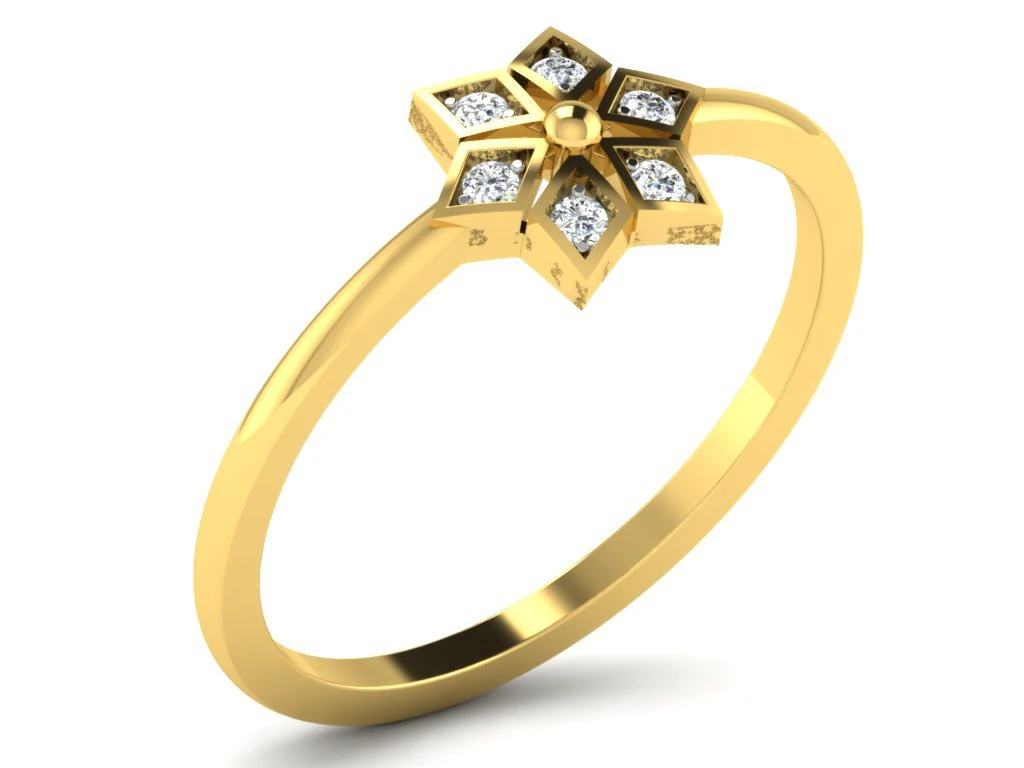 diamond ring for ladies 3D Print Model .c4d .max .obj .3ds .fbx .stl .blend 
