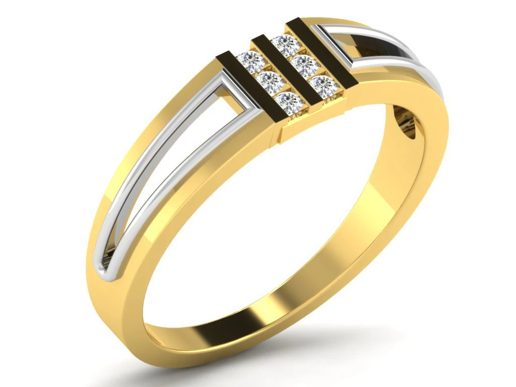 diamond ring for ladies 3D Print Model .c4d .max .obj .3ds .fbx .stl .blend 