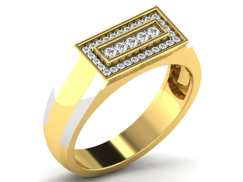 diamond ring for ladies 3D Print Model .c4d .max .obj .3ds .fbx .stl .blend 