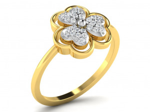 diamond ring for ladies 3D 打印模型