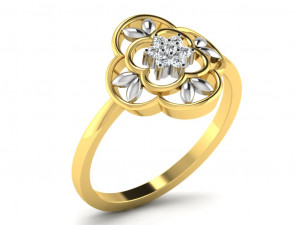 diamond ring for ladies 3D Принт Модель