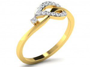 diamond ring for ladies 3D Print Model