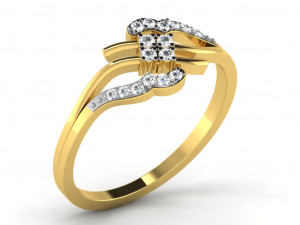 diamond ring for ladies 3Dプリントモデル