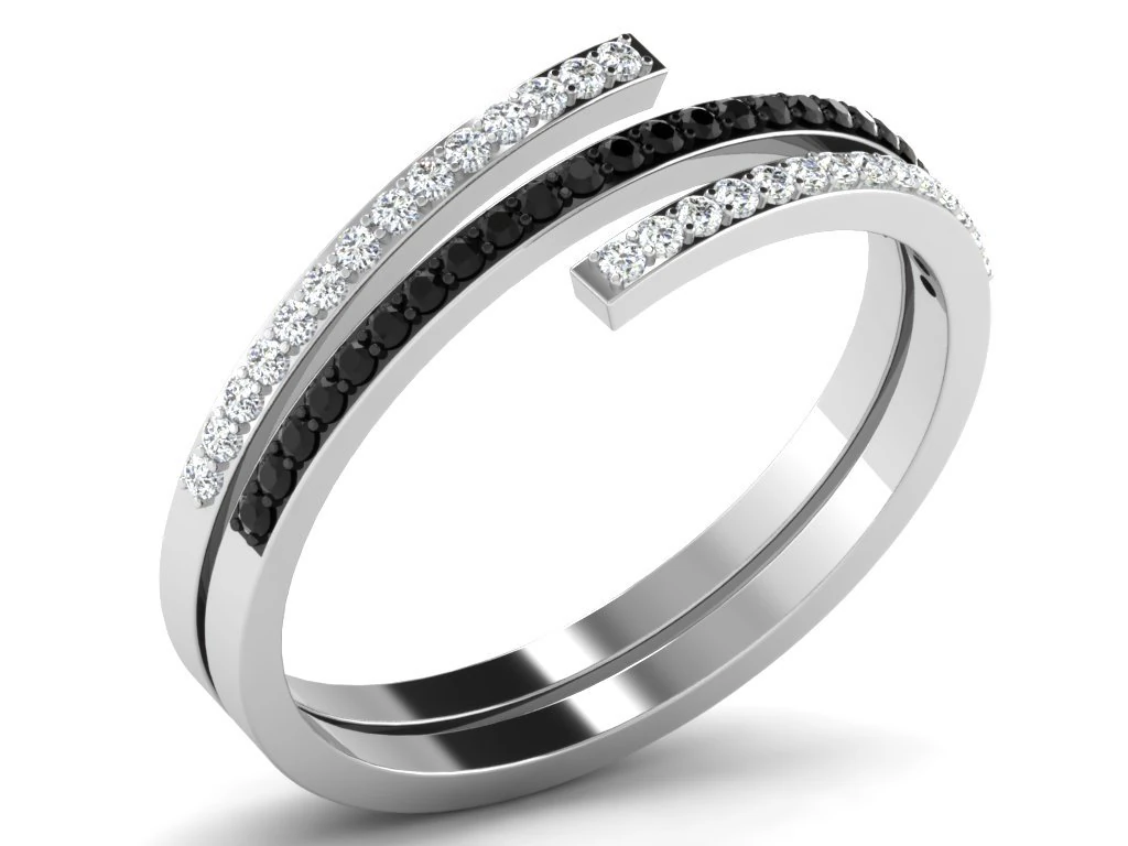 diamond ring for ladies 3D Print Model .c4d .max .obj .3ds .fbx .stl .blend 