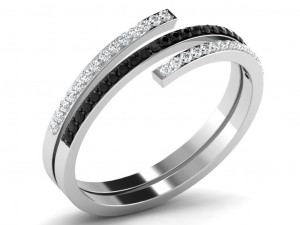 diamond ring for ladies Modèles 3D en vedette