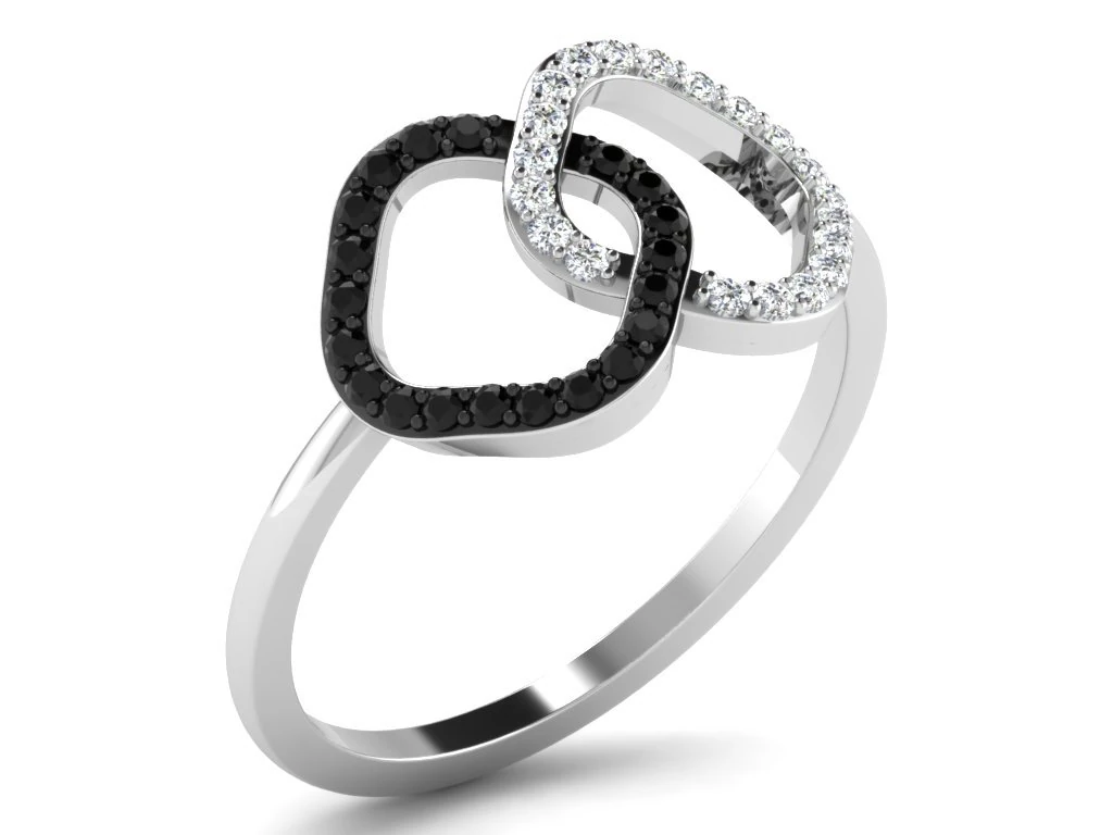 diamond ring for ladies 3D Print Model .c4d .max .obj .3ds .fbx .stl .blend 