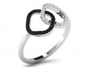 diamond ring for ladies 3D Print Model