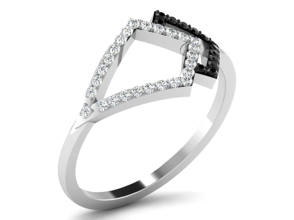 diamond ring for ladies 3D Print Model .c4d .max .obj .3ds .fbx .stl .blend 