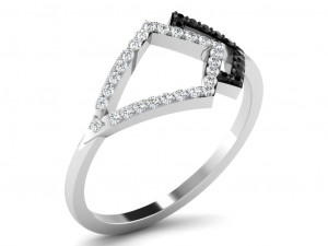 diamond ring for ladies Modelo de Impressão 3D