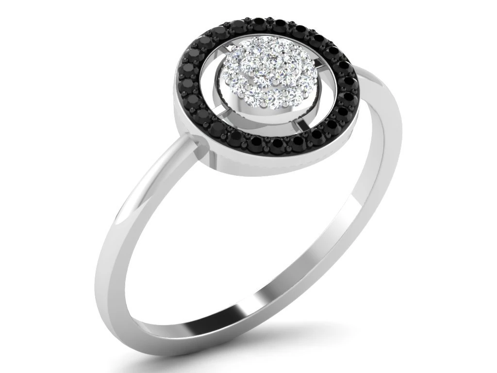 diamond ring for ladies 3D Print Model .c4d .max .obj .3ds .fbx .stl .blend 