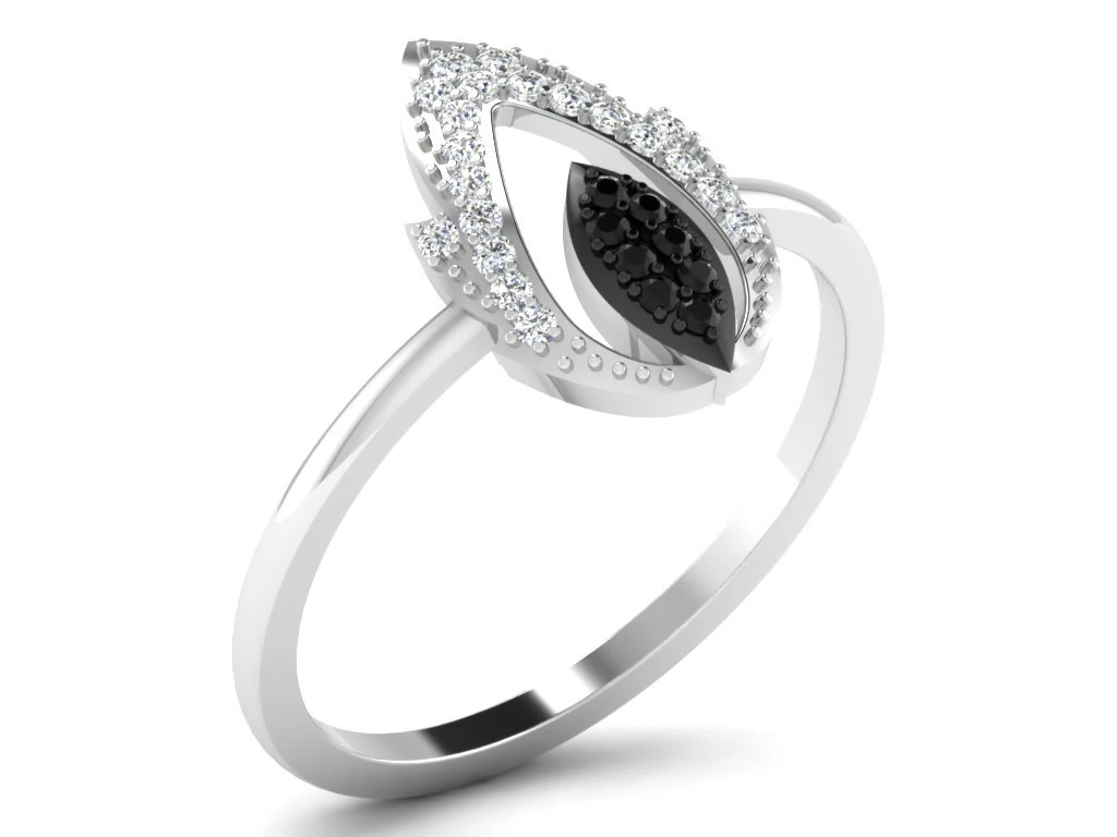 diamond ring for ladies 3D Print Model .c4d .max .obj .3ds .fbx .stl .blend 