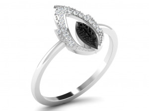 diamond ring for ladies 3D प्रिंट मॉडल