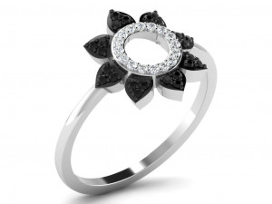 diamond ring for ladies Model Cetak 3D