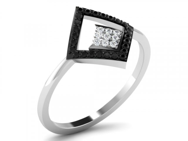 diamond ring for ladies Modèles 3D en vedette .c4d .max .obj .3ds .fbx .stl .blend 
