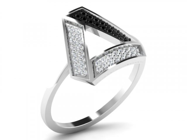 diamond ring for ladies 3D Принт Модель .c4d .max .obj .3ds .fbx .stl .blend 