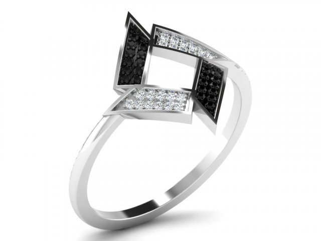 diamond ring for ladies 3D 打印模型 .c4d .max .obj .3ds .fbx .stl .blend 