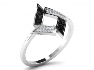 diamond ring for ladies Modèles 3D en vedette